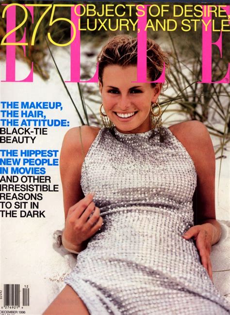 Elle Us December 1996 Niki Taylor Niki Taylor Fashion Magazine