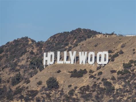 The Famous Hollywood Sign Editorial Stock Photo Image Of Spring