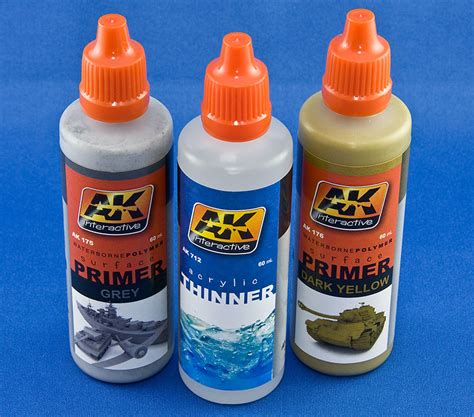Acrylic Primer And Thinners Ak Interactive Tools And Paint Reviews