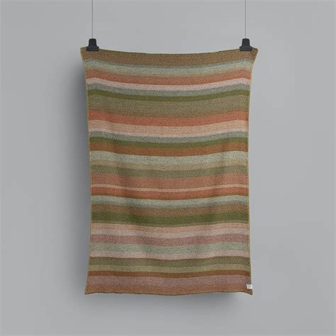 Roros Tweed Roros Tweed Fri Norwegian Wool Blanket Harvest 53 X 79