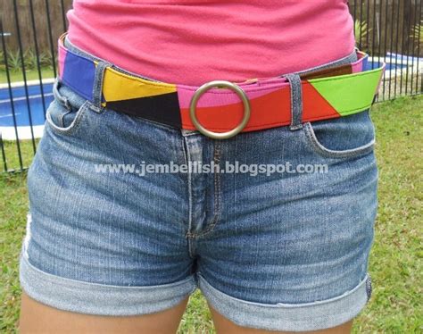 Make Your Own Fabric Belt In 5 Steps And 15 Minutes Diy Belts Fabric