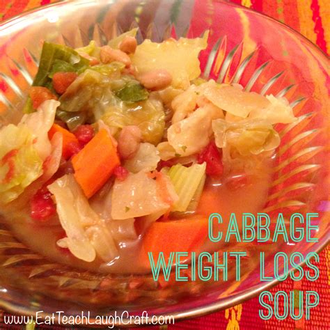 cabbage weight loss soup recipe eat teach laugh craft
