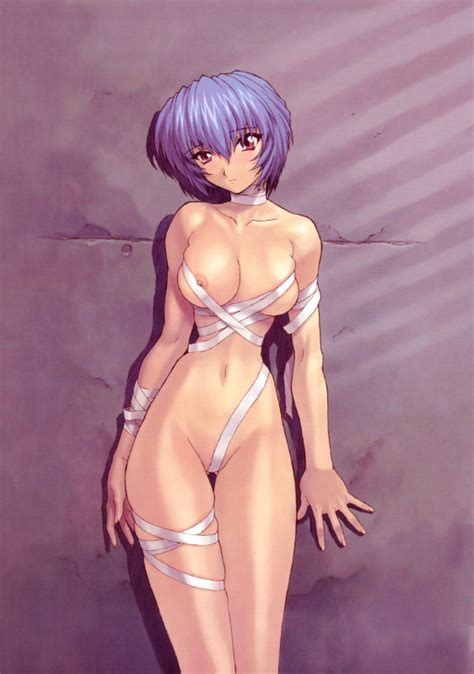 Rule 34 Bandage Medium Breasts Mogudan Neon Genesis Evangelion Rei Ayanami Tagme 225257