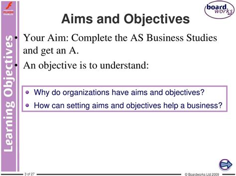 Ppt Aims And Objectives Powerpoint Presentation Free Download Id