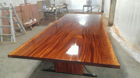 Custom Sipo Mahogany Dining Table By Donald Mee Designs