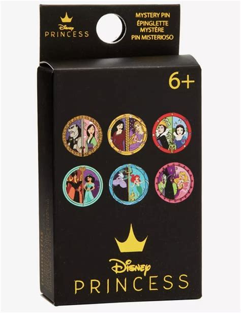 Disney Princess And Villain Blind Box Pin Set At Hot Topic Disney Pins Blog