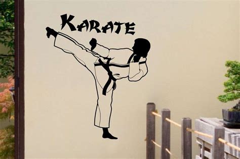 Wandtattoo Karate Kampfsport Wandtattooshop24de