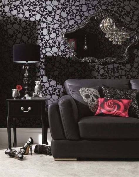 21 Dramatic Gothic Living Room Designs Interior God