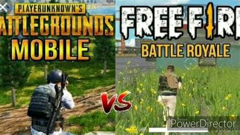 Both games follow the same principles: PUBG vs Free Fire.... - YouTube