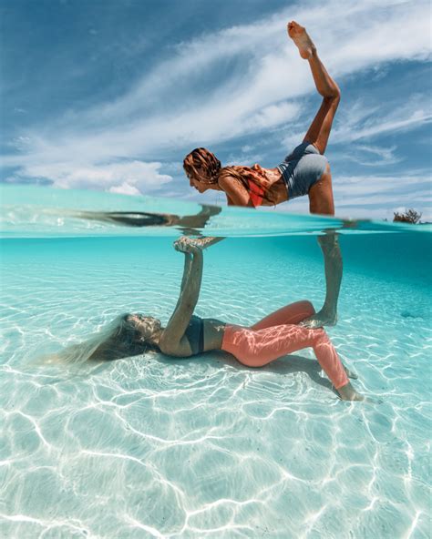 Underwater Yoga In The Bahamas Elena Kalis