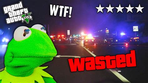 We would like to show you a description here but the site won't allow us. GTA 5 5-Star Wanted Level in Real Life! "KERMIT, HIDE THE ...