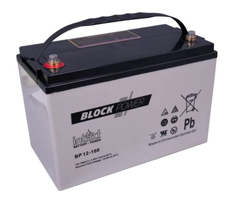 Intact Block Power Batterie Bp12 100