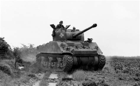 40 Images Of Captured Sherman Tanks In German Hands