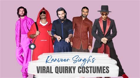 Times When Ranveer Singh Made Headlines With His Quirky And Expensive Outfits YouTube