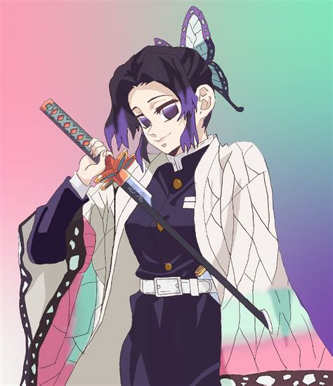 Kocho Shinobu fanart I'm super proud of 🦋 : r/KimetsuNoYaiba