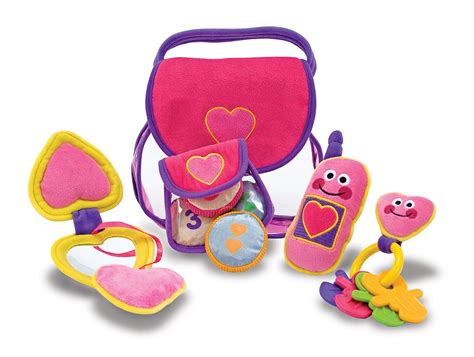 Melissa And Doug Pretty Purse Fill And Spill Soft Play Set Toddler Toy