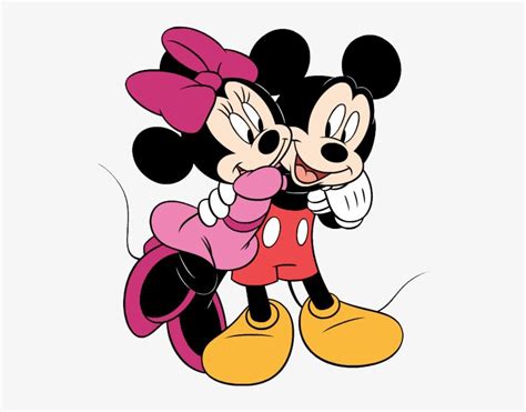Clipart Love Mickey Mouse Minnie Mouse Hugging Mickey Mouse