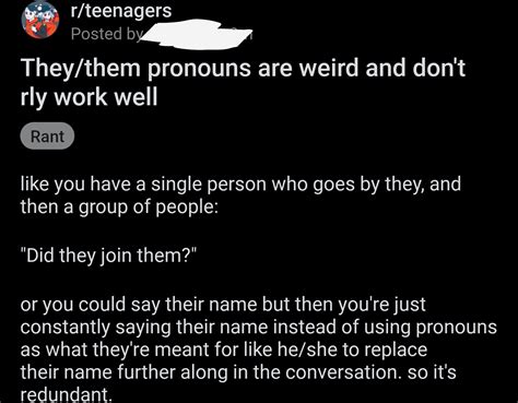 Guy Complaining About Gn Pronouns Doesnt Realise He Uses It 3 Times In