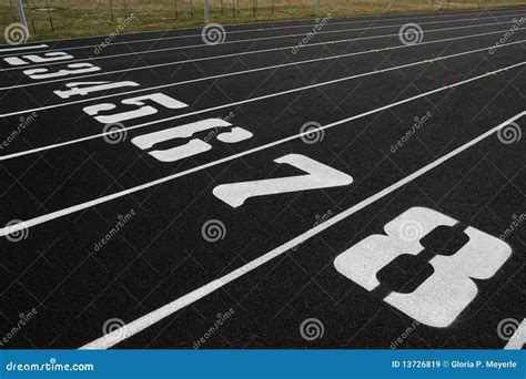 Track Lanes 1 8 Royalty Free Stock Images Image 13726819