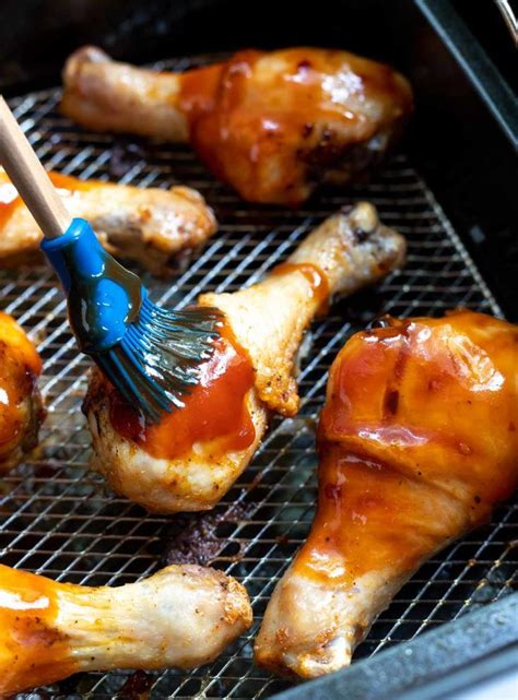 air fryer chicken drumsticks bbq recipes paleo drumstick tastyairfryerrecipes cooking legs barbecue
