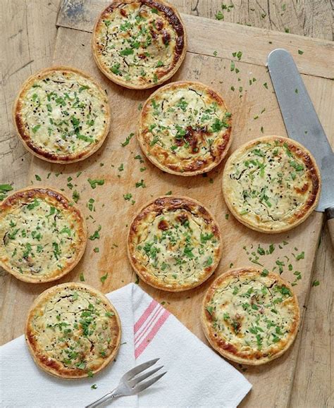You should serve small portions as it is rich, but i guarantee everyone will come back for. Goat's Cheese and Shallot Tarts ~ in homemade pastry cases ...