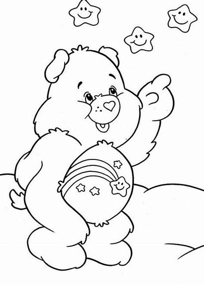 Coloring Bear Care Pages Wish Printable Wishing