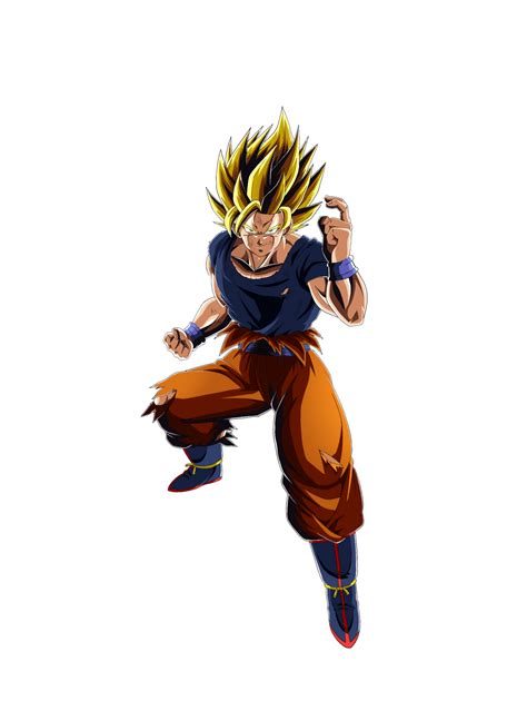 Lr Super Saiyan 2 Goku Render By Dokkandeity On Deviantart Anime