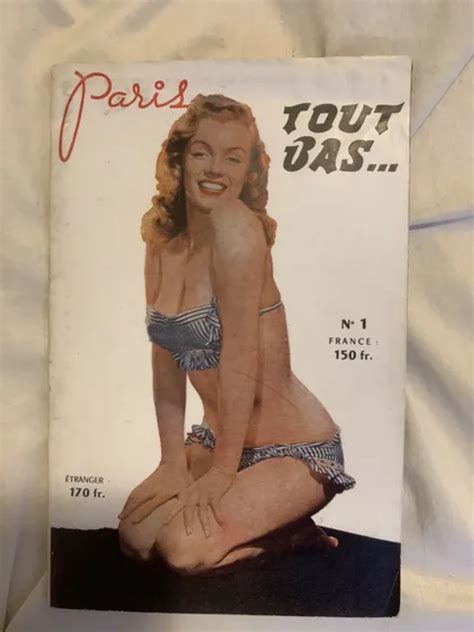 Marilyn Monroe Magazine Pin Up Cheesecake Paris France Rare Picclick Uk