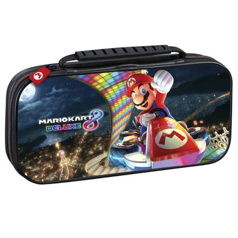 It retains mario kart series game mechanics. Nintendo Switch Deluxe Travel Case (Mario Kart) | Nintendo ...