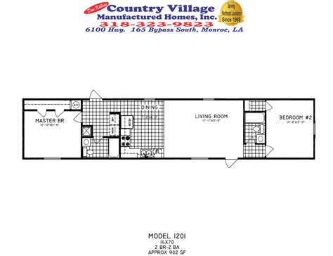 A single wide home, or single section home, is a floor plan with one long section rather than multiple sections joined together. Mobile Home Layouts 14x70 - New Home Plans Design