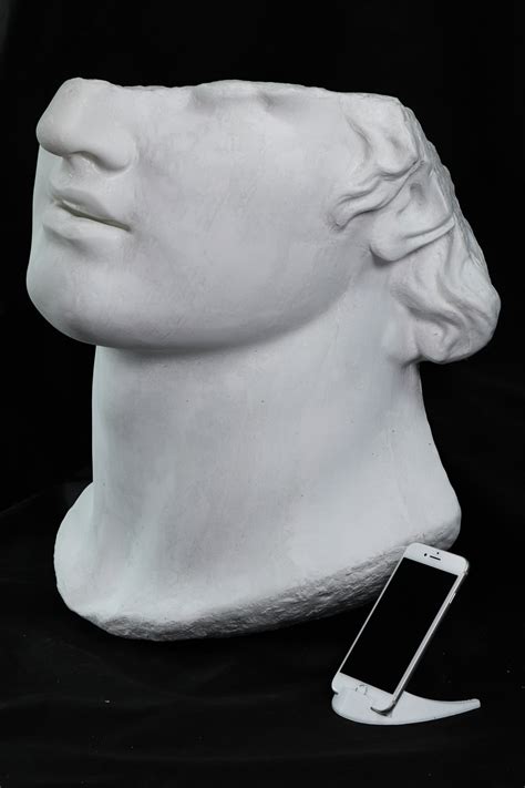 Fragmentary Colossal Head Of A Youth Head Statue Head Etsy