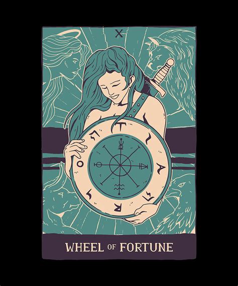 Wheel Of Fortune Tarot Card T Digital Art By Philip Anders Fine