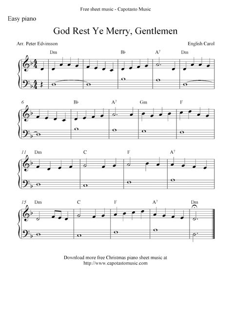 Angels, from the realms of glory, intermediate, music video: 70 Melodious Christmas Piano Sheet Music | KittyBabyLove.com