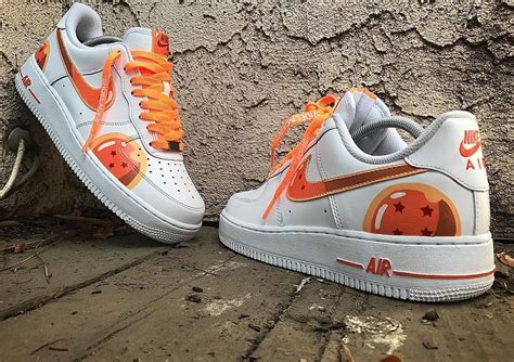 The colors used are of really high quality. Custom painted dragon ballz dragon ball nike air force 1's ...