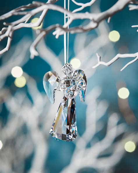 Swarovski 2018 Annual Edition Crystal Angel Christmas Ornament Neiman Marcus