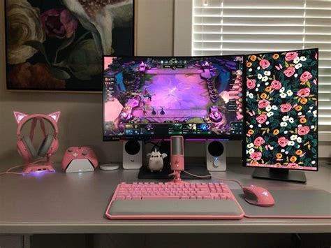 Pink Pc Gaming Setup Homystyle