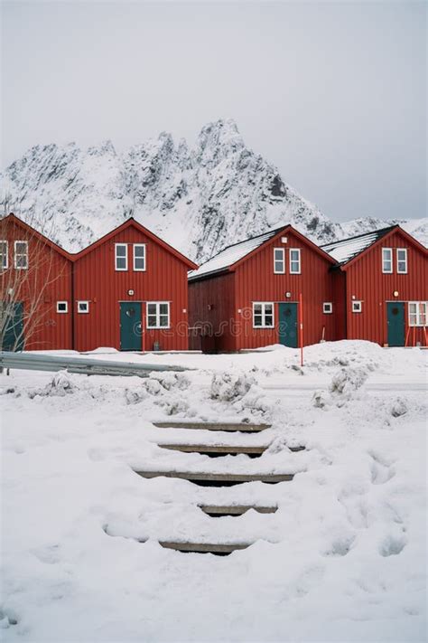 Traditional Norwegian Fisherman S Cabins Rorbuer Island Of Hamnoy