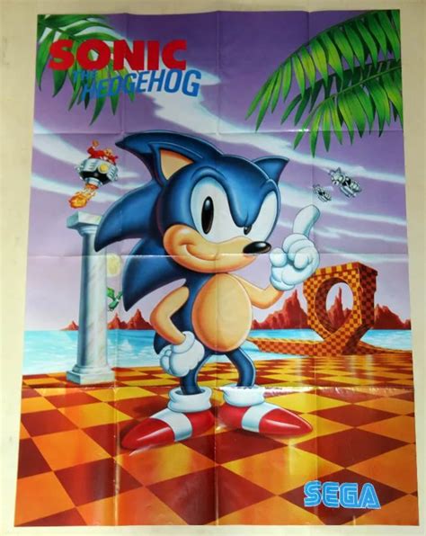 Sonic The Hedgehog 1991 Promo Poster 18x24 Poster Etsy