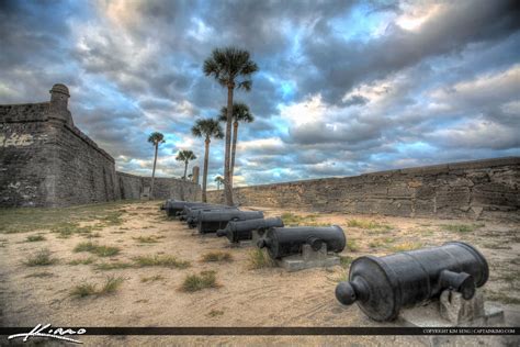 Cannons Castillo De San Marcos Fort St Augustine Florida S Royal