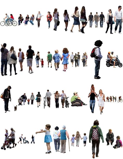 Texture png people 2d cutout | People illustration, People cutout ...