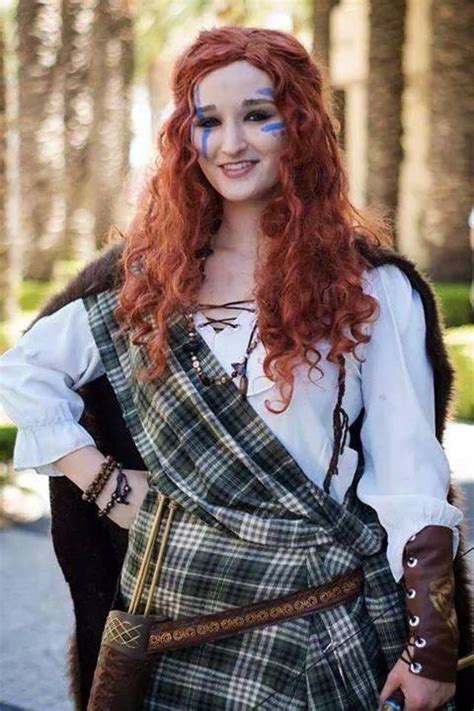 Merida Alternatif Merida Cosplay Warrior Woman Celtic Woman