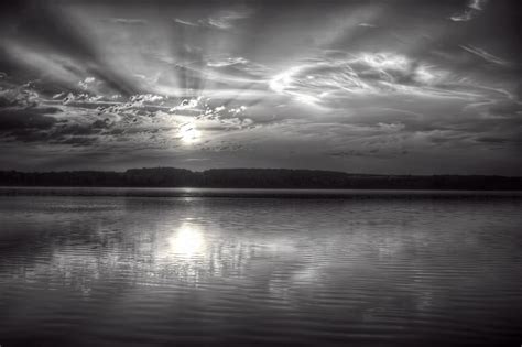 Sunrise In Black And White Photograph By Gary Smith Pixels