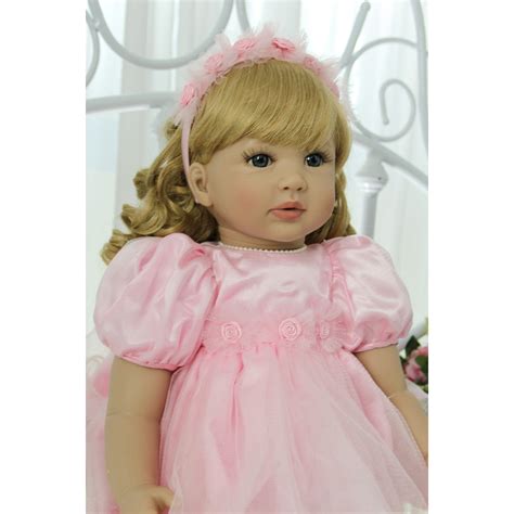 Reborn Baby Dolls Soft Cloth Body Toddler Girl Doll Real Size Look