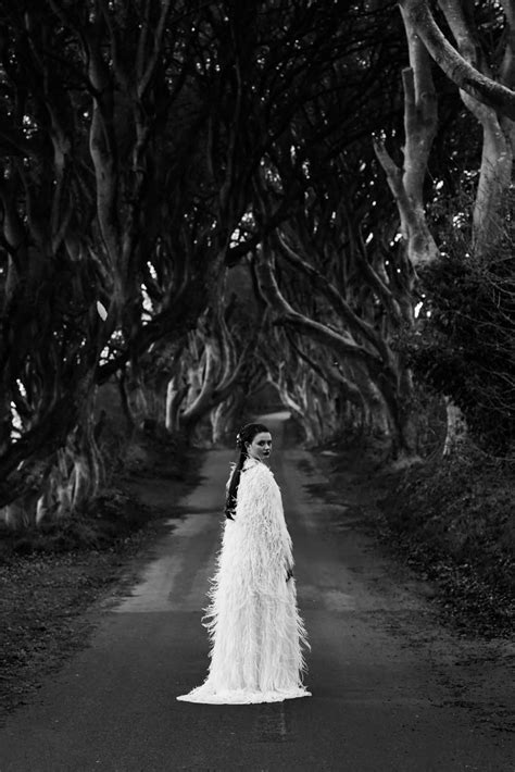Moody And Ethereal Wedding Ideas At The Dark Hedges As Featured In The