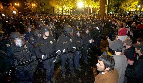 Police Move In On Occupy Protesters In Portland Nz