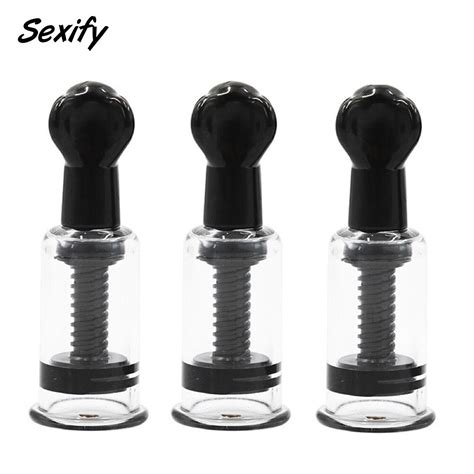 Nipple Clitoris Sucker Twist Pump Suction Clamp Stimulator Inverted Sex Toy Bdsm Ebay