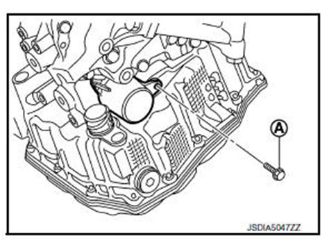 Nissan Sentra Service Manual CVT Fluid Filter Removal And