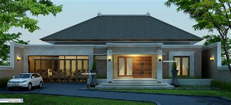 Menerapkan gaya arsitektur minimalis yang cocok dengan budget minim. Desain Rumah Model Villa - Gambar Puasa