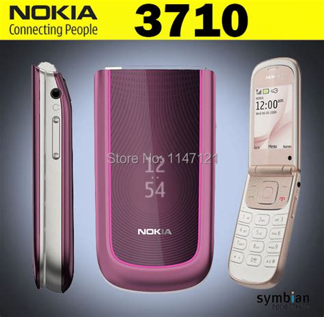 3710 Original Nokia Flip 3710 Unlocked Cell Phone 3g 32mp Camera