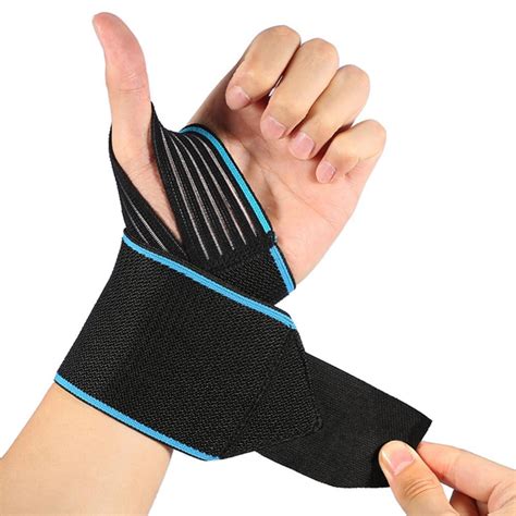 Walfront Wrist Wraps With Wider Thumb Loops Adjustable Wrist Wraps